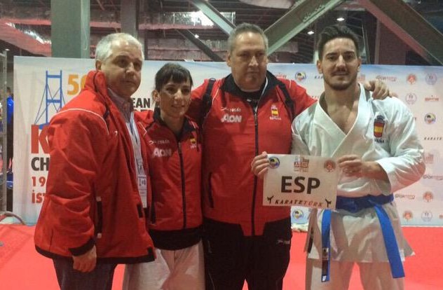 Damian Quintero y Sandra Sánchez pasan a la final del Campeonato Europeo de Karate Senior 2015