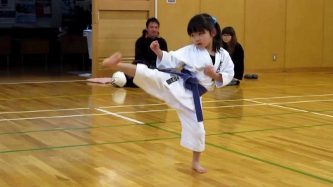 Karateka de 5 años